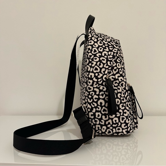 Kate Spade New York Chelsea Leopard Heart Medium Backpack - Picture 12 of 13